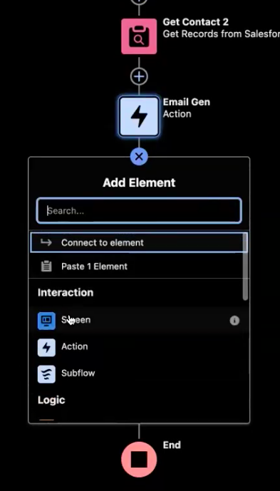 Displaying AI-Generated Email in Flow
