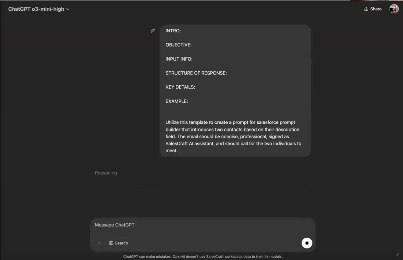 Prompt Refinement Using ChatGPT
